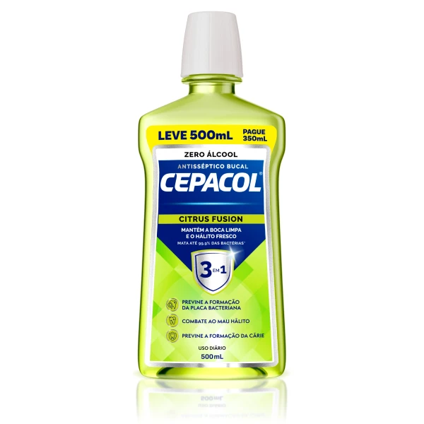 Cepacol Citrus Fusion sem álcool