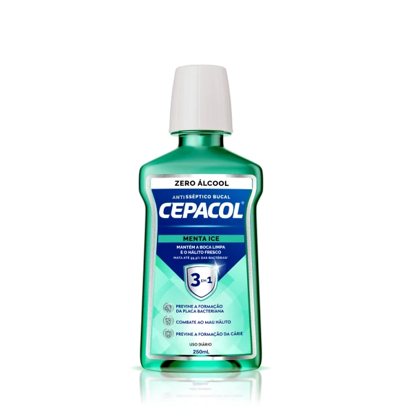 Cepacol Menta Ice sem álcool