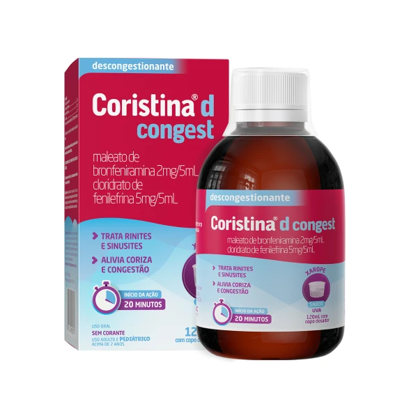 Coristina D Congest Xarope