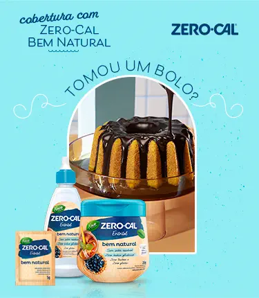 Curta o lado doce da vida com Zero-Cal