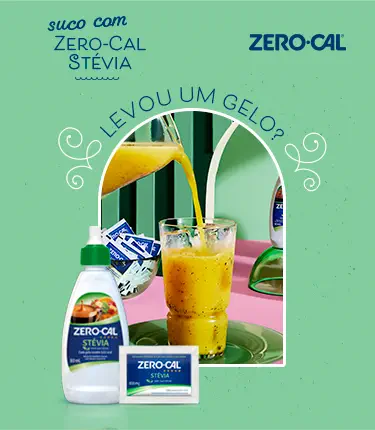 Curta o lado doce da vida com Zero-Cal